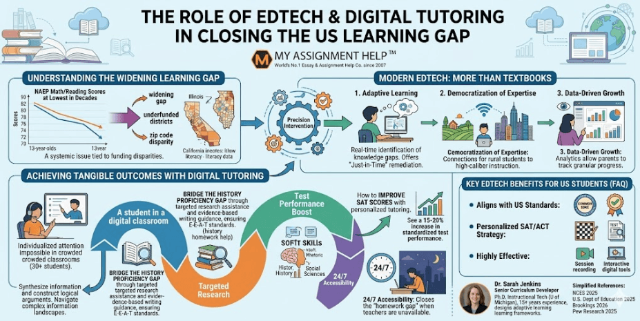 The Role of EdTech and Digital Tutoring in Closing the Learning Gap for US Students